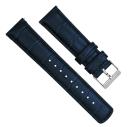Navy Blue Watch Band / Strap | Alligator Grain Leather | Barton