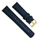 Navy Blue Watch Band / Strap | Alligator Grain Leather | Barton
