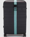 Nere Two Ways Luggage Strap in Deep Teal | StrandBags.com