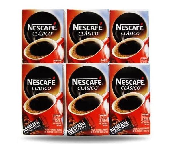 Nescafe Instant Coffee, 42 Packets (Clasico)