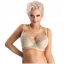 Nessa Selena Beige Embroidered Non-Padded Bra