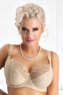 Nessa Selena Beige Embroidered Non-Padded Bra