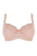 Nessa Selena Beige Embroidered Non-Padded Bra