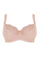 Nessa Selena Beige Embroidered Non-Padded Bra