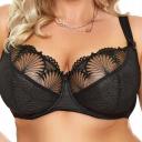 Nessa Selena Black Embroidered Non-Padded Bra