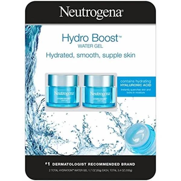 Neutrogena Hydro Boost Water Gel, 50ml Each (2 Pack)