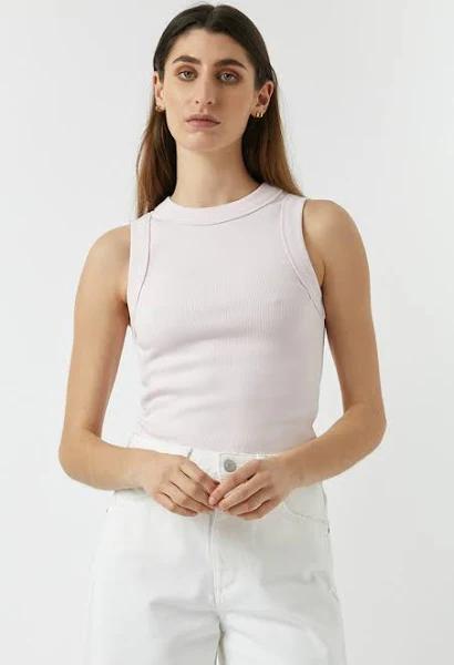 Neuw Women's Jonesy Singlet Top Dusty Pink, Size XL