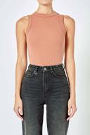Neuw Women's Jonesy Singlet Top Terracotta, Size XL