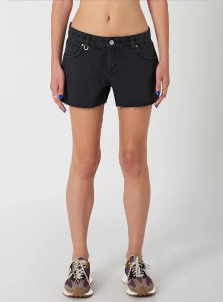 Neuw Womens Low Ryder Shorts Summer Black Size 26