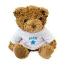 New - Alex - Cute and Cuddly Teddy Bear - Gift Present Xmas Birthday