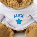 New - Alex - Cute and Cuddly Teddy Bear - Gift Present Xmas Birthday