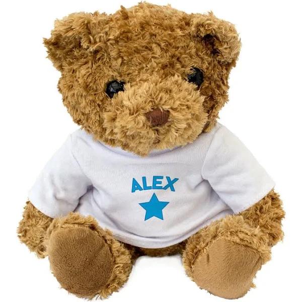New - Alex - Cute and Cuddly Teddy Bear - Gift Present Xmas Birthday