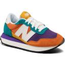 New Balance 237 Concrete Grey Matter True Red