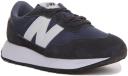 New Balance 237 Shoes Blue White Grey - 37.5