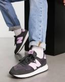 New Balance 237 Sneakers in Black and Purple