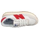New Balance 237 Sneakers in White and Red