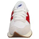 New Balance 237 Sneakers in White and Red