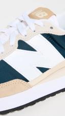 New Balance 237 Sneakers | Tan/Blue | Size 8 | East Dane