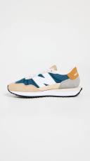 New Balance 237 Sneakers | Tan/Blue | Size 8 | East Dane