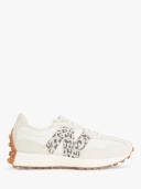 New Balance 327 Animal Sneakers in Off White and Leopard