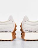 New Balance 327 Animal Sneakers in Off White and Leopard