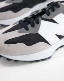 New Balance 327 Black White Grey