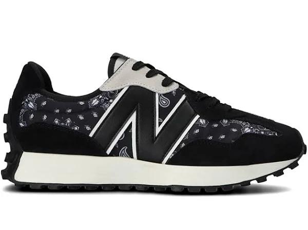 New Balance 327 Black White Paisley