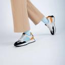 New Balance 327 Cordura Moonbeam Madras Orange