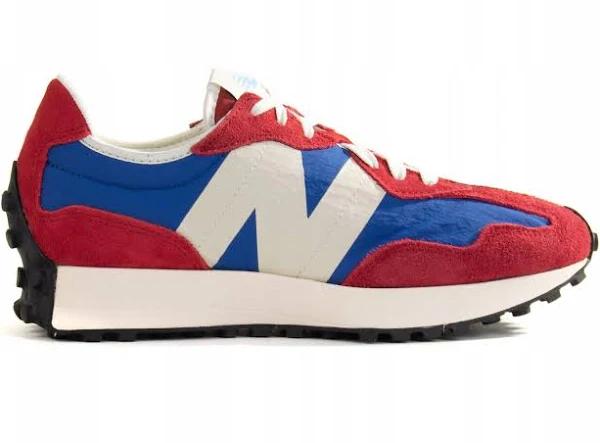 New Balance 327 Natural Indigo Team Red