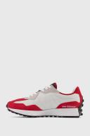 New Balance 327 Natural Indigo Team Red