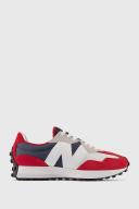 New Balance 327 Natural Indigo Team Red