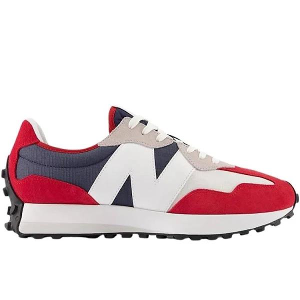 New Balance 327 Natural Indigo Team Red