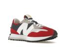 New Balance 327 Natural Indigo Team Red