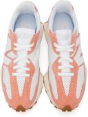New Balance Men's 327 White/Paradise Pink - Size 13