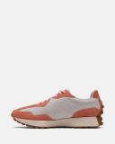 New Balance Men's 327 White/Paradise Pink - Size 13