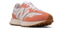 New Balance Men's 327 White/Paradise Pink - Size 13
