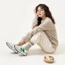 New Balance 327 'Rain Cloud Varsity Green' Sneaker | White | Women's Size 6.5