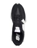 New Balance Women's 327 Black/White/Nimbus Cloud - Size 6