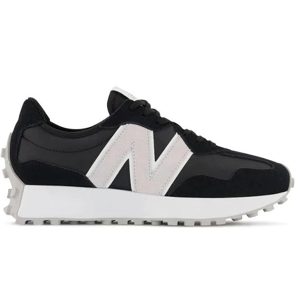 New Balance Women's 327 Black/White/Nimbus Cloud - Size 6