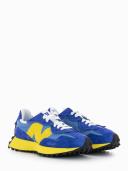New Balance 327 Sneakers in Blue Multi and Yellow