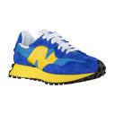 New Balance 327 Sneakers in Blue Multi and Yellow