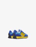 New Balance 327 Sneakers in Blue Multi and Yellow