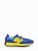 New Balance 327 Sneakers in Blue Multi and Yellow
