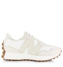 New Balance 327 Sneakers in Cream and Pink-White