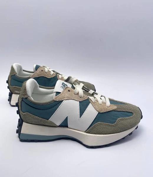 New Balance 327 Sneakers in Grey and Light Blue