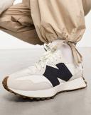 New Balance 327 Sneakers in Off White & Black