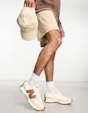 New Balance 327 Sneakers in Off White & Brown