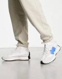 New Balance 327 Sneakers in White and Blue