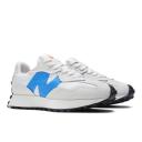 New Balance 327 Sneakers in White and Blue