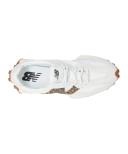 New Balance 327 Sneakers in White and Leopard